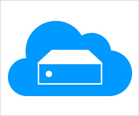 「クラウドストレージ」はインターネット上のサーバーにアクセスして使用する