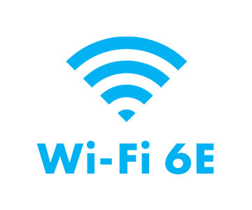 高速Wi-Fi 6E無線LAN搭載